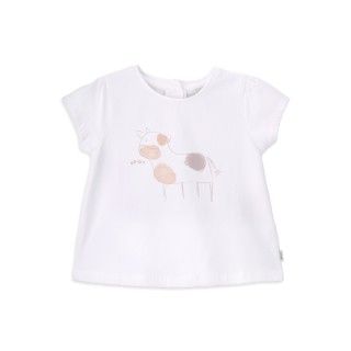 Moo t-shirt for girl in organic cotton 5609232747728