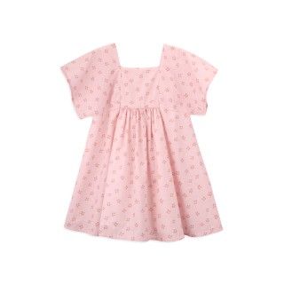 Lucille dress for girl in cotton 5609232766156