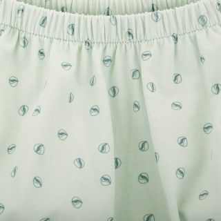 Marble shorts for baby girl in organic cotton 5609232782651