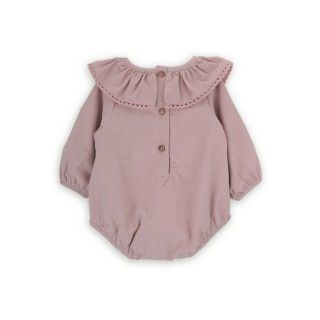 Carol romper for baby girl in corduroy 5609232797150