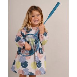 Serena dress in corduroy with print 5609232803547