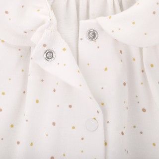 Dots Babygrow for newborns in organic cotton 5609232811405