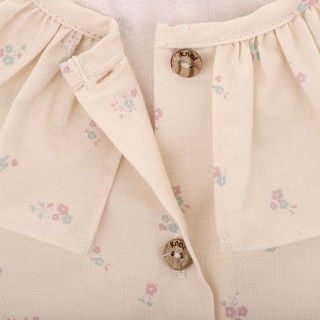 Dalma Blouse for girls in cotton with a flower pattern 5609232812723