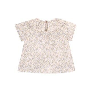 Alice Blouse for girls with print in cotton 5609232812907