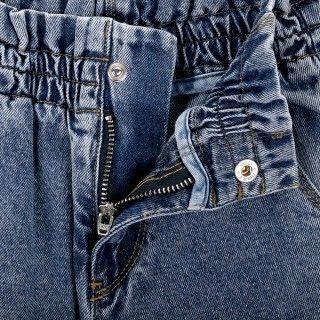 Molly Trousers for baby girls in denim 5609232813171