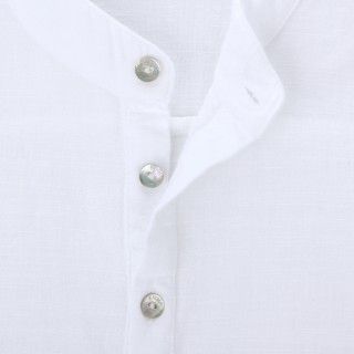 Marlon Shirt for boys in linen 5609232817261