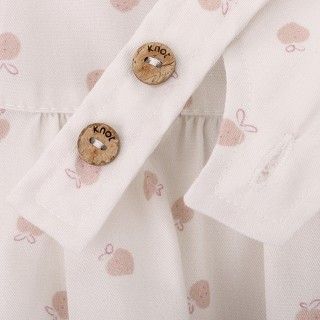 Jardineiras Tiny Strawberries de beb menina estampadas 5609232819821