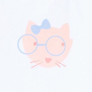 T-shirt Mrs. Raccoon menina em algodão orgânico 5609232856574 T-shirt Mrs. Raccoon menina em algodão orgânico 5609232856574