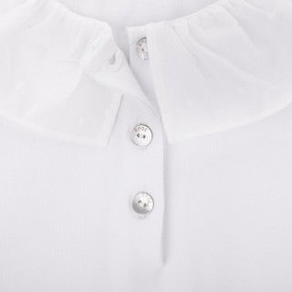 Mary polo for girls in organic cotton 5609232832745
