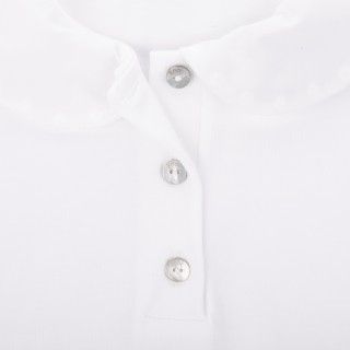 Polo Charlotte para menina em algodo orgnico 5609232832820