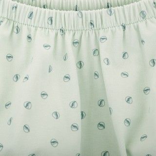 Marble shorts for baby girl in organic cotton 5609232877647 Marble shorts for baby girl in organic cotton 5609232877647