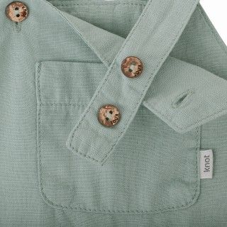 Scott short overalls for baby in cotton 5609232877494 Scott short overalls for baby in cotton 5609232877494