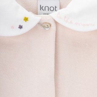 Babygrow Pink Space Smothie for baby girl in cotton 5609232838211