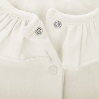 Cloudy bodysuit for baby girl in organic cotton 5609232841686