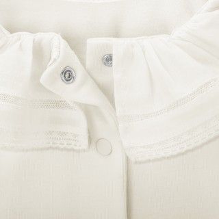 Rose bodysuit for baby girl in organic cotton 5609232839454