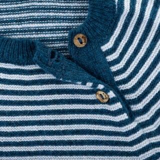 Marine Stipes knitted sweater for baby boy 5609232846704