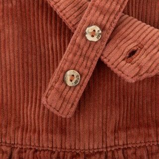 Sirius overalls for baby girl in corduroy 5609232845219