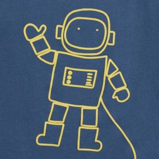 Astronaut T-Shirt for boy in organic cotton 5609232849545