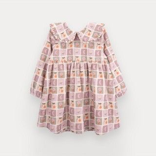 Vestido Cellie de menina em bombazine estampada 5609232846001