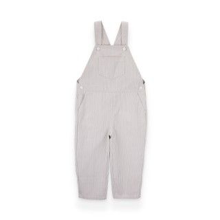 Shawn Overalls for baby boys in stripe twill 5609232819081