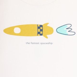 Fasted Spaceship T-Shirt for boy in organic cotton 5609232849453