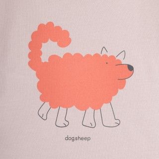 T-Shirt Dog Sheep de menino em algodo orgnico 5609232850114