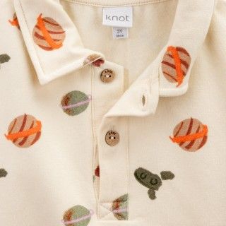 Moon Journey polo for boy in cotton 5609232840856