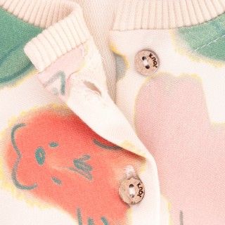 Fur-ever friends romper for kids  in cotton 5609232862605