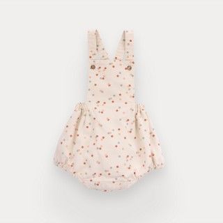 Playful Dots romper for baby girl in cotton canvas 5609232871812