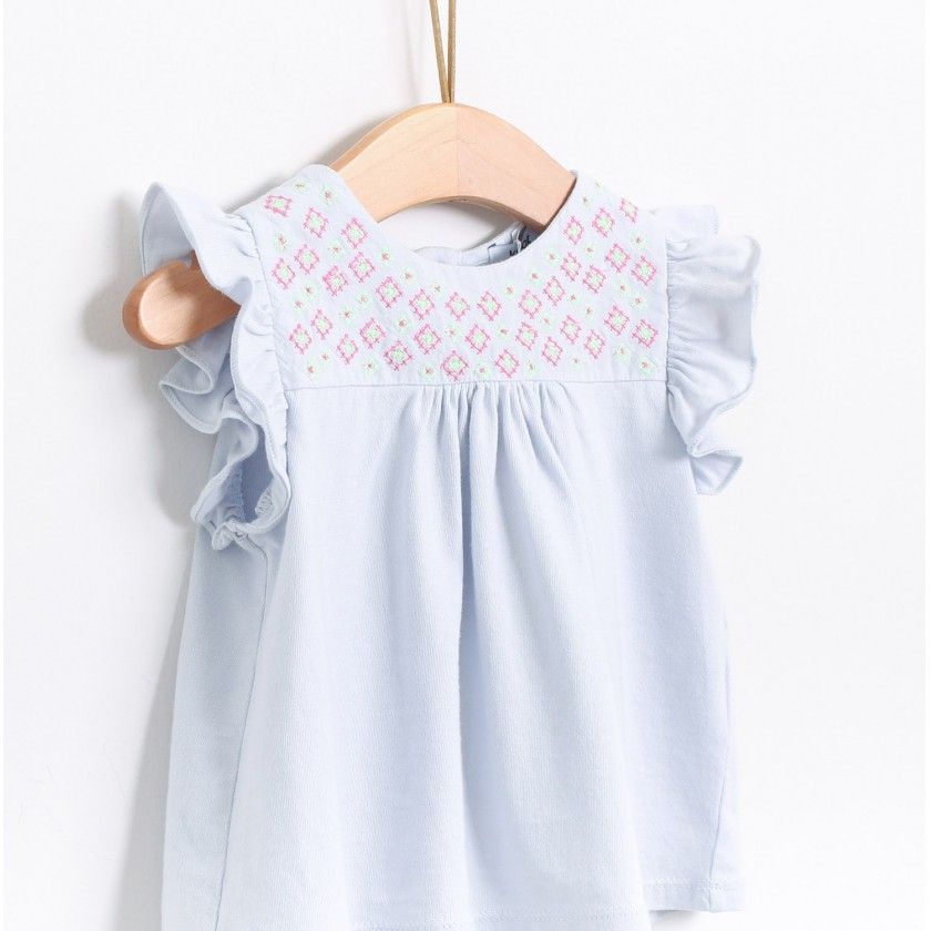 Blouse baby cotton Earth