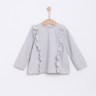 Chess Ruffled blouse Chess Ruffled blouse
