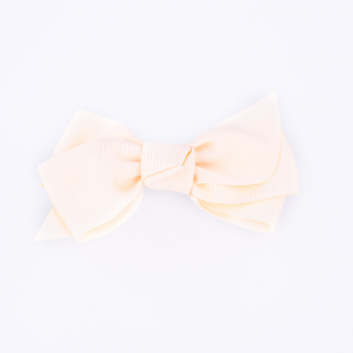 Hair clip with big ribbon bow