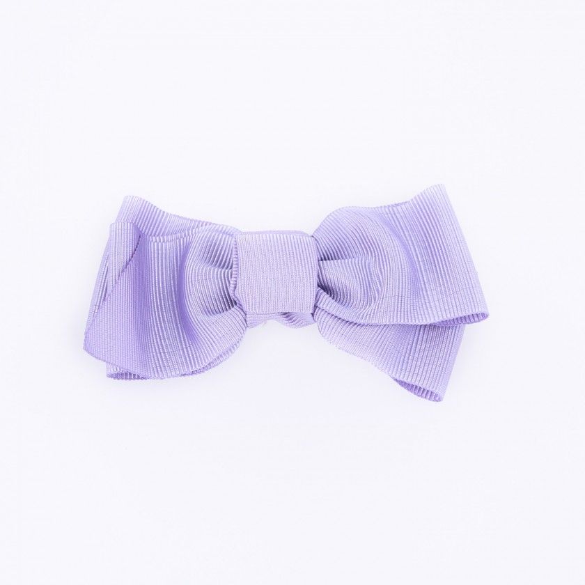 Hair clip with big ribbon bow