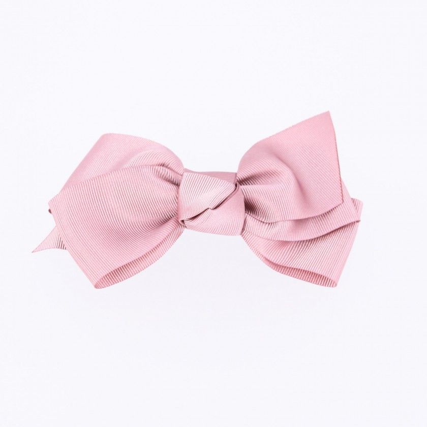 Hair clip with big ribbon bow