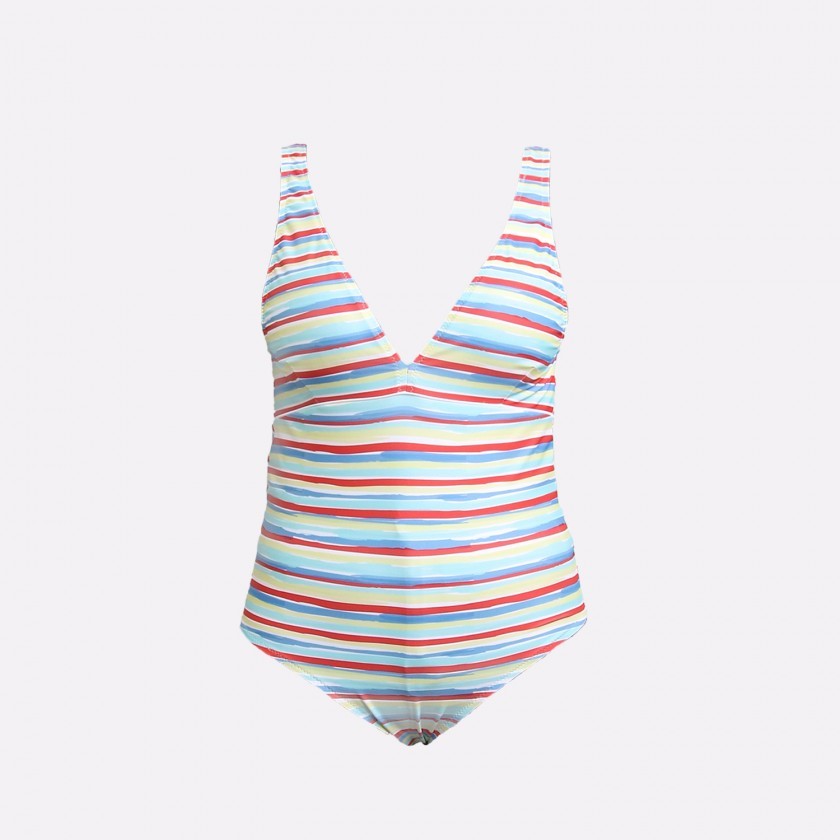 Swimsuit mom Country Stripes