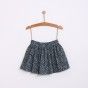 Skirt cotton Painted Grey Dots