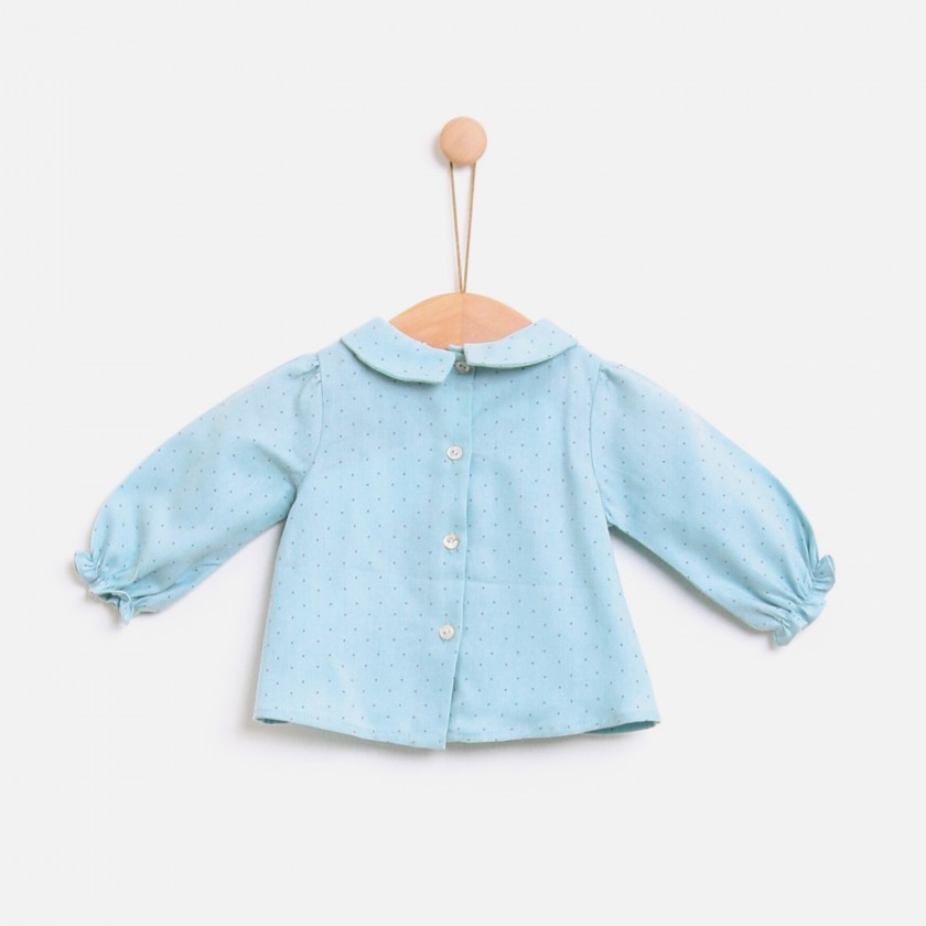 Blusa Ether Blue Dots
