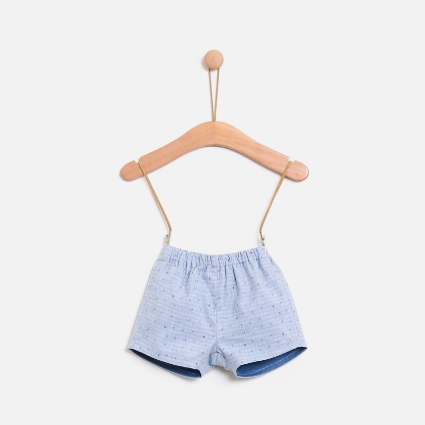 Baby shorts flannel Island Check