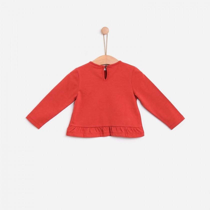 Girl long sleeve t-shirt cotton Gato Estrela