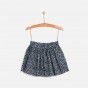 Skirt cotton Painted Grey Dots