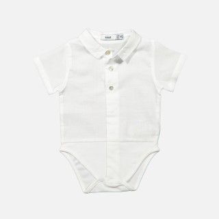 Body camiseiro gola bico manga curta Body camiseiro gola bico manga curta