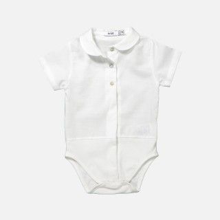 Body camiseiro gola peter manga curta Body camiseiro gola peter manga curta