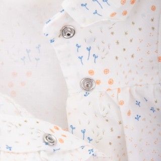 Blusa bebé algodão Little Flowers Blusa bebé algodão Little Flowers