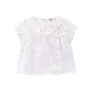 Blusa bebé algodão Little Flowers Blusa bebé algodão Little Flowers