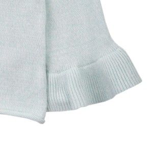 Camisola tricot com folho Camisola tricot com folho