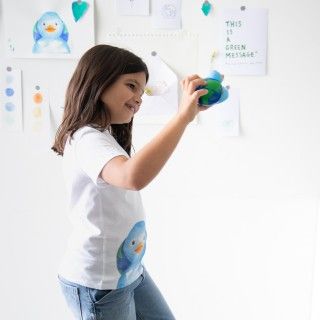 Kit Save the Planet - T-shirt criança e brinquedo Kit Save the Planet - T-shirt criança e brinquedo