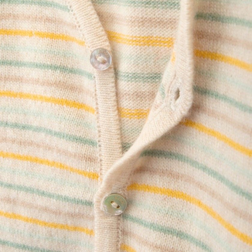 Cardigan baby knitted Benjamin