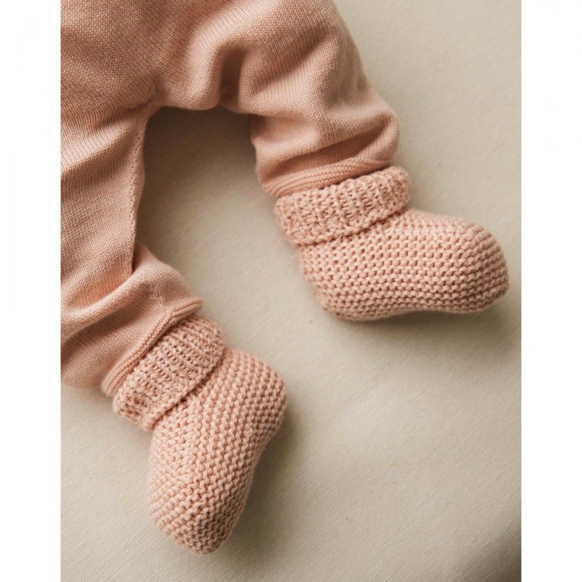 Botinhas recém-nascido tricot 0-6 meses | Knot