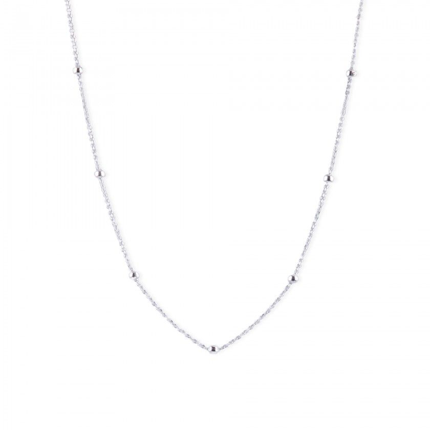 Silver necklace classic chain