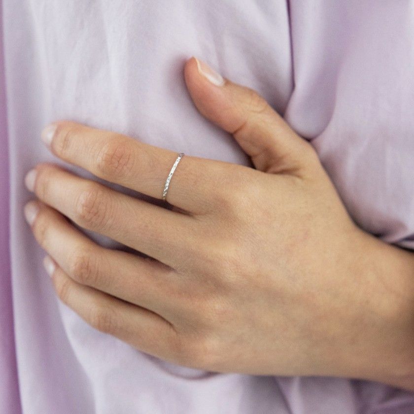 Pattern Sterling Silver Ring